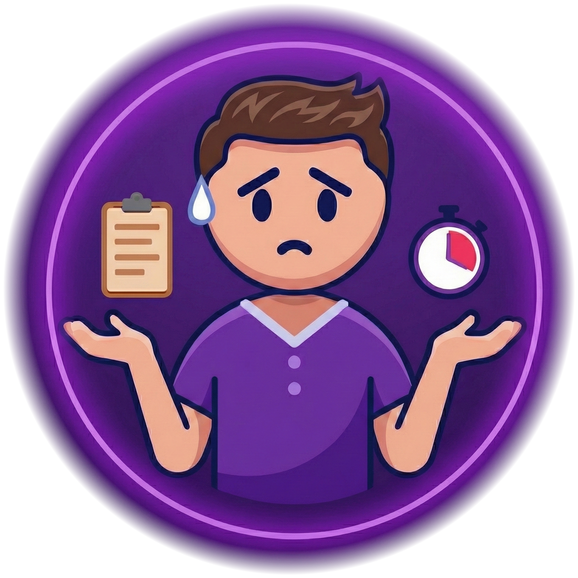 困っているコーチ