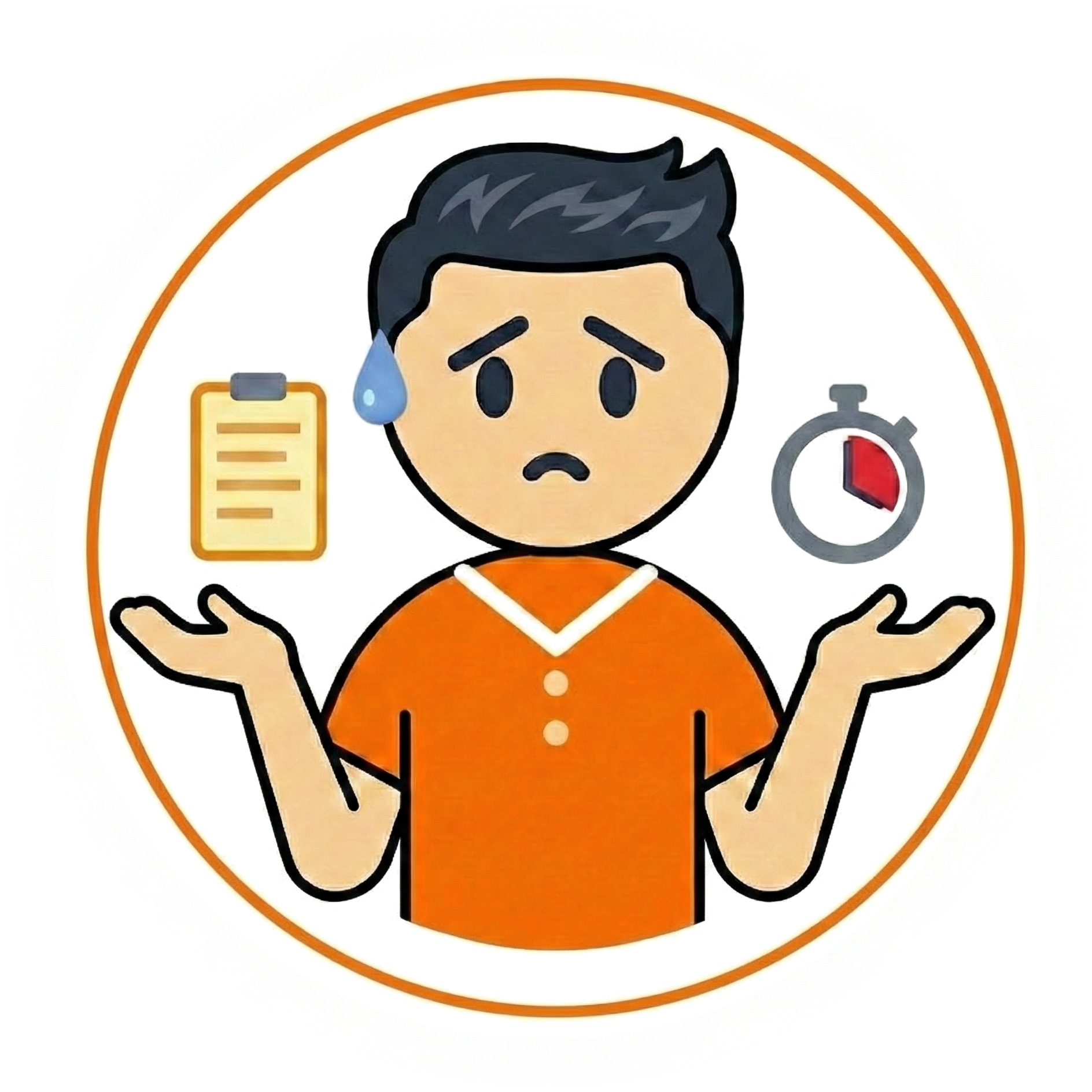 困っているコーチ